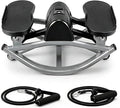 Rocking Steppers Side to Side for Exercise at Home, Fitness Rock Stepper Machine with Resistance Bands and Non-Slip Mat for Legs Glutes Workout, Portable Lateral Stepper for Home,Apartment and Office
