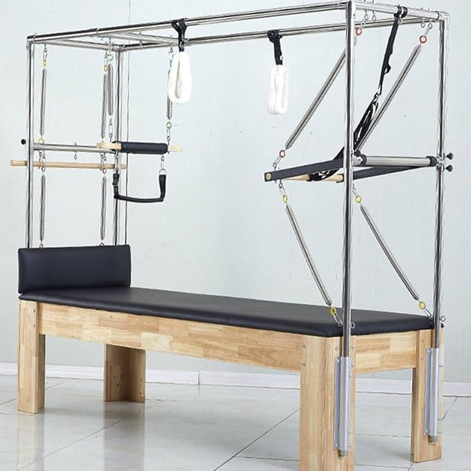 Solid Wood Pilates Core Bed Yoga Gym Private Teaching Fitness Equipment Cadillac Five Piece Set Yoga Corrector