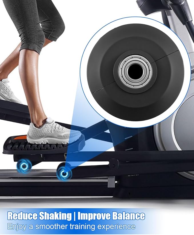 238880 Elliptical Roller Wheel Fit for Proform Freespirit Gold's Gym HealthRider NordicTrack Reebok, 3" W x 4" D Elliptical Roller with Stainless Steel Bearing Core