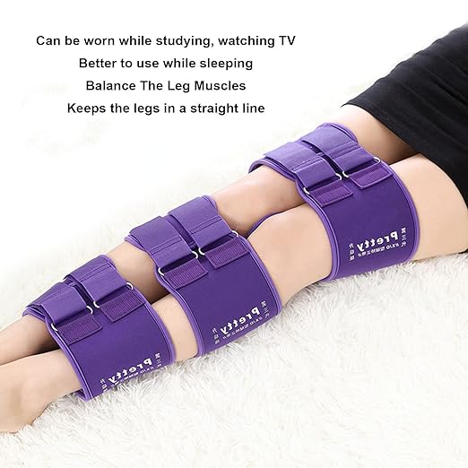 Leg Correction Belt, Ventilated Hook and Loop Fixed X Leg Type Corrector Elastic Band for Kids