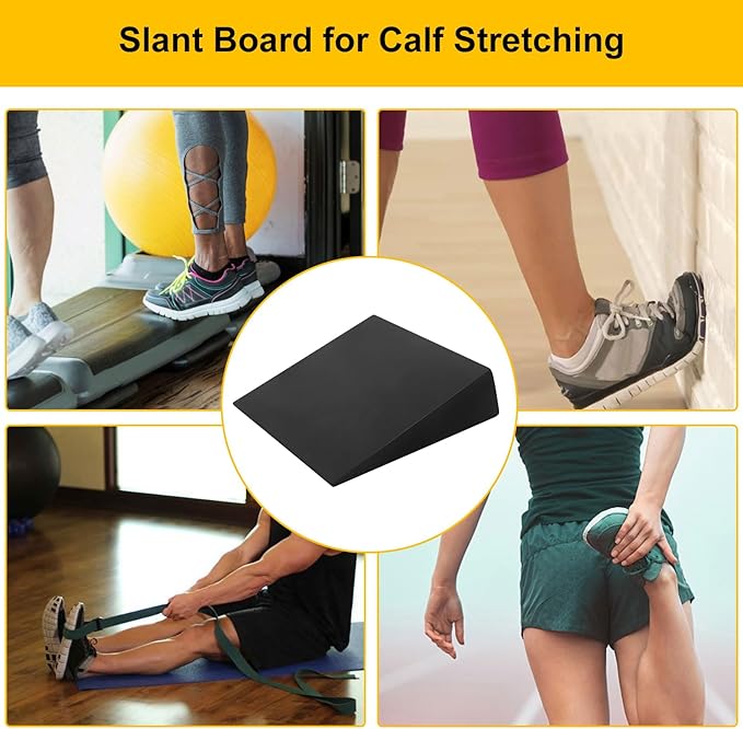 Squat Wedge – 270g Non-Slip Yoga Foam Board, High-Density Stretching Equipment | Portable Professional Grade Exercise Accessory For Men Women Home Gym Balance Fitness Health Improvement Use