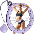 30/24/12 Knots, Upgraded Magnetic Lock Weighted Hula Hoop for Kids Adults Weight Loss, Infinity Hoop Plus Size, Home Indoor Outdoor, Fitness Exercise, Abdominal Toner