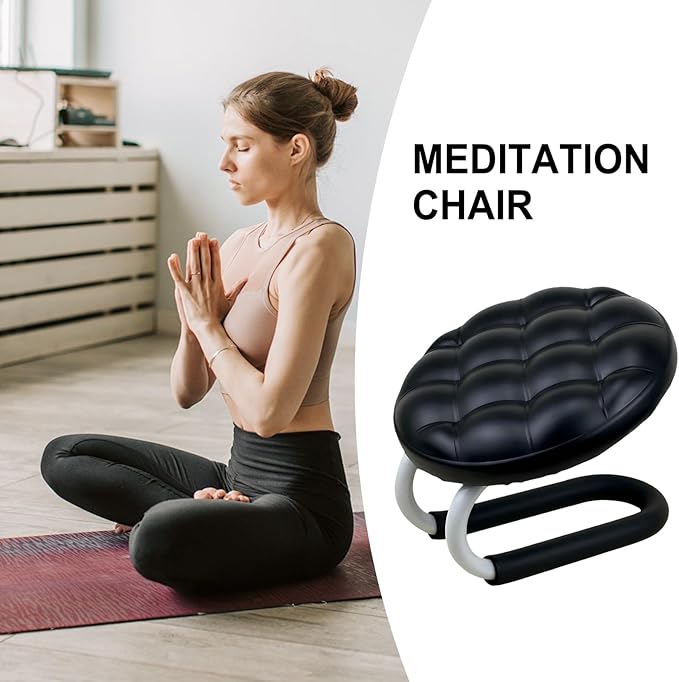 Meditation Chair - Comfortable Cushion Kneeler Ergonomic Meditation Bench Prayer Kneeling Stool for Relaxation Beginners Mindfulness Practice Seniors Yoga Reading Zen Office