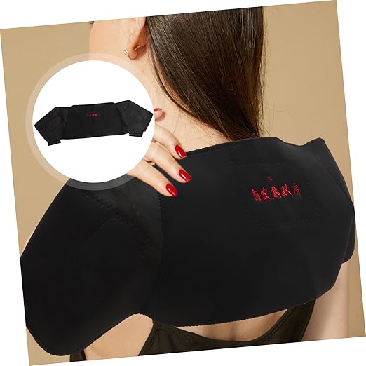 IMIKEYA Self-Heating Shoulder Guards with Dual Thermoelectric Effect Magnetic Support Belt for Shoulder Pain Relief and Muscle Relaxation