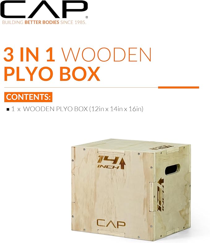 CAP Barbell 3-in-1 Plyometric Box | Multiple Styles and Sizes