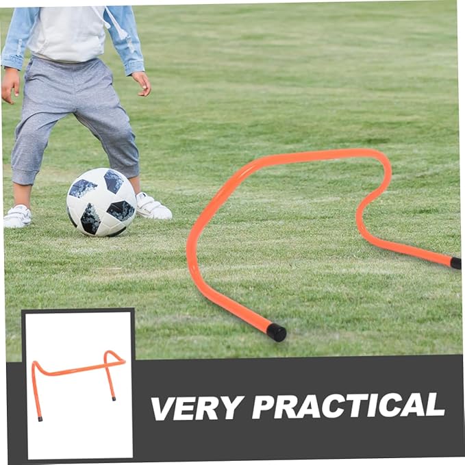 4pcs Agility Hurdles Plastic Training Barriers for Speed and for Soccer Football and Track Practice for Boys and Girls and Athletes