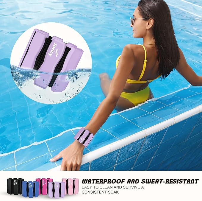 Wrist Ankle Weights for Women Men, Leg Arm Wrist Weights Bangles 1lb*2 1.5lb*2 2lb*2Wearable Weights Pilates Weighted Bracelet for Strength Training Walking Swimming Exercises Yoga Physical Therapy