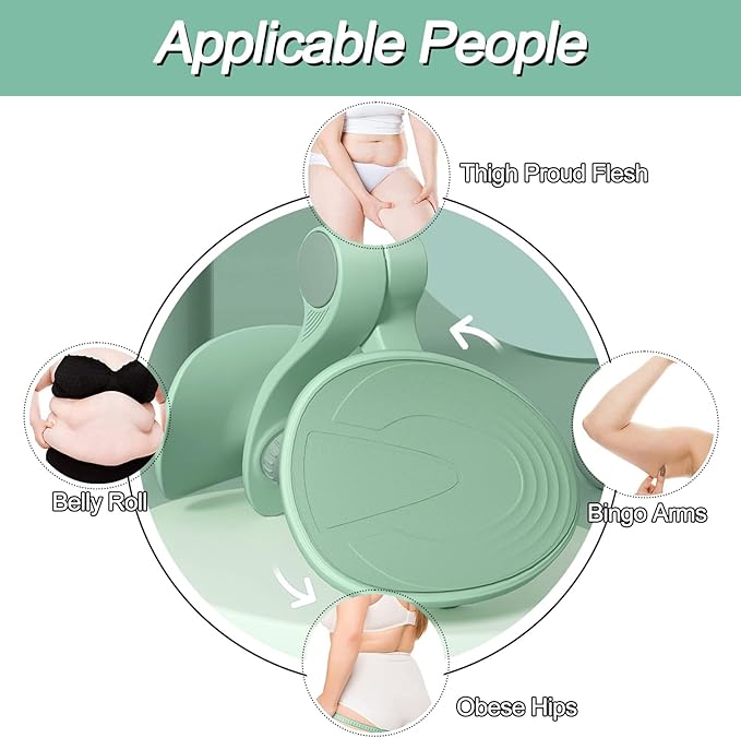 Pelvic Floor Exercise Devices, Inner Thigh Kegel Exerciser, Kegel Trainer for Postpartum Rehabilitation, Exerciser of Thigh at Home, Hip Under Desk Exercise Men Women with Band