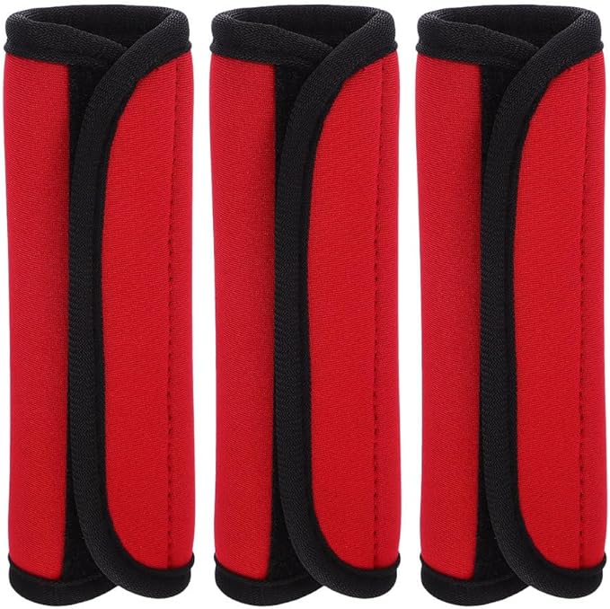 balacoo 3pcs Detachable Anti-Slip Pull-up Handle Grip Sleeves Barbell Pad Set Dumbbell Cushion Protective Pads for Doorway Gym Essentials