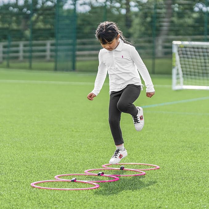 FORZA Agility Rings [12 Pack] | Speed & Agility Training Equipment for Athletes - Available in 10 Colors