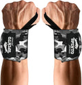 Spinto Fitness 24” Wrist Wraps for Weightlifting USPA‑Approved Powerlifting Competition Wrist Support with Thumb Loop Heavy Duty Grip Strength Gym Accessories for Men & Women