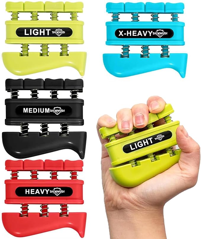 Grip Strength Trainer, Finger Strength Trainer for Grip Strength Training for Fingers, Wrists, and Hands for Home, Office, Gym, Climbing, Athletes, Musicians, and Therapy