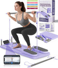Pilates Board - Multi-Functional Pilates Reformer for Core & Abdominal Training, Top-Tier Pilates Equipment for Women’s Home Fitness