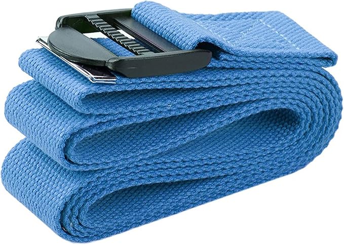 BalanceFrom 7-Piece Yoga Set with 71x24x0.5 Inches Extra Thick Mat and Carrying Sling – Includes 2 Blocks, Stretch Strap, 2 Towels, and Knee Pad for Home, Studio, and Gym Workouts