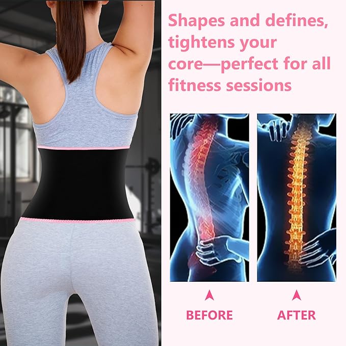 MORECOO Waist Trainer for Women/Men, Sculpt Touch Sweat Band for Stomach, Waist Trimmer for Women Workouts &Speed Belly Sweat