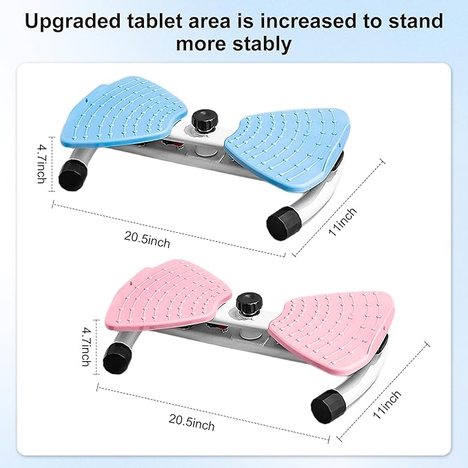 Noiseless Ab Twister Board，Waist twisting machine capable of bearing 300 pounds，Suitable for reducing abdominal fat, and family fitness equipment is suitable for men/women.