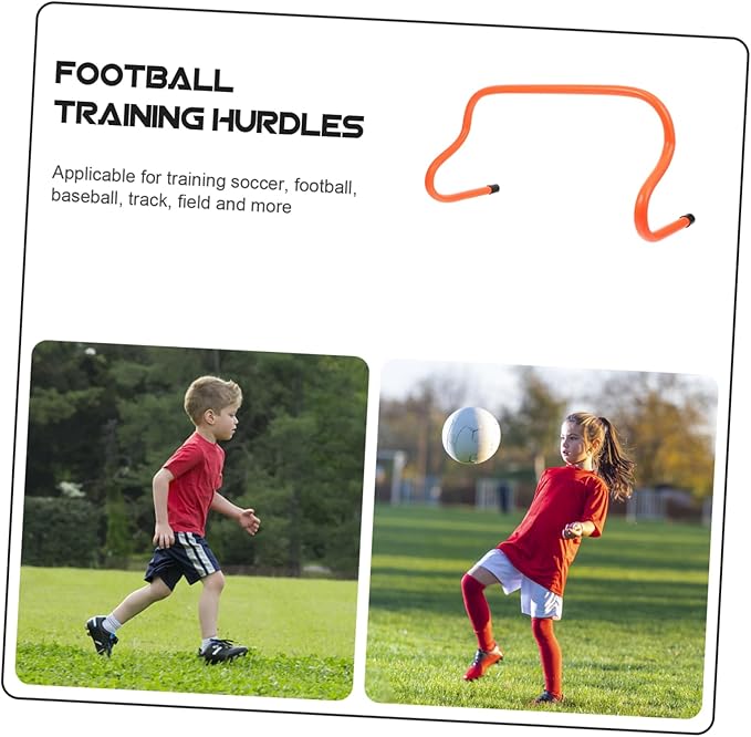 5Pcs Jumping Hurdles for Soccer Agility Training Lightweight Outdoor Hurdles Speed Strength and Coordination with Practical Training Equipment