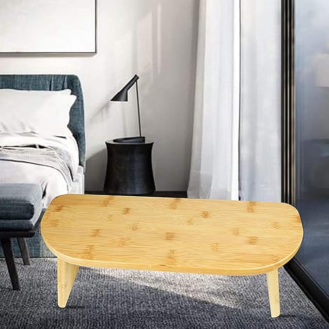 Portable Modern Folding Meditation Bench with Locking Hinges, Kneeling Stool Alternative to Meditation Chair for Yoga, Prayer, and Meditation