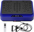 Vibration Plate Exercise Machine, Vibration Plate for Lymphatic Drainage with Remote Control & LCD Display, Vibration Platform with Fitness Resistance Bands for Women Men Weight Loss, 500lbs