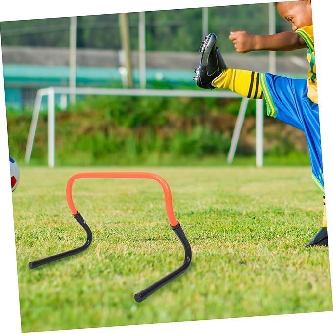 BESPORTBLE Adjustable Speed Hurdles Set for Football Training 2-Stage Height Mini Agility Hurdles