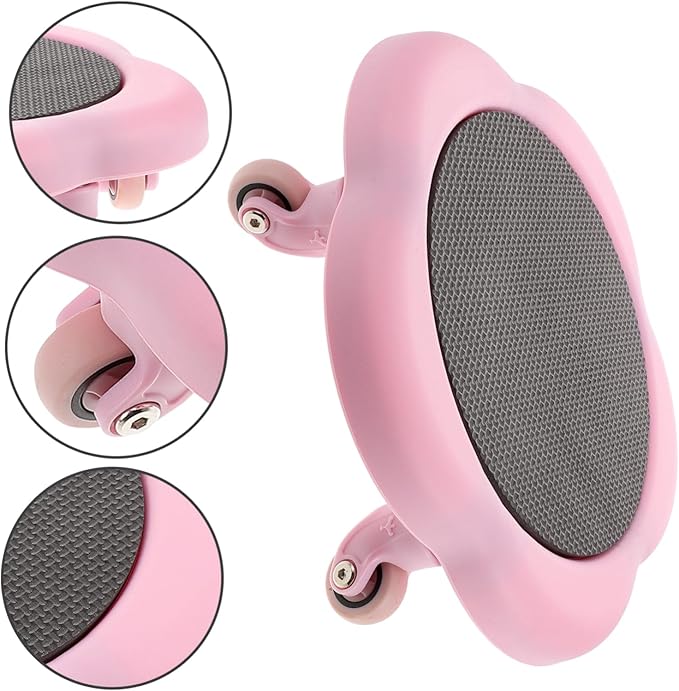 Floral Gliding Ab Exercise Wheel Five-wheel Core Sliders for Fun Design for Abdominal Muscle Sculpting and Tightening Convenient Fitness Tool