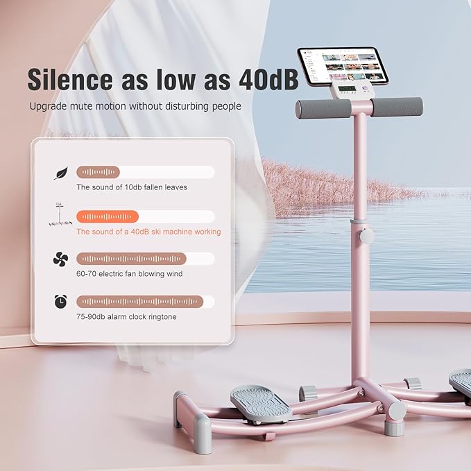 Ski Machine Leg Exerciser – Pelvic Floor & Thigh Toner, Home Aerobic Workout Equipment for Women & Men, Portable Leg Beauty Trainer for Toning, Fitness, and Core Strength