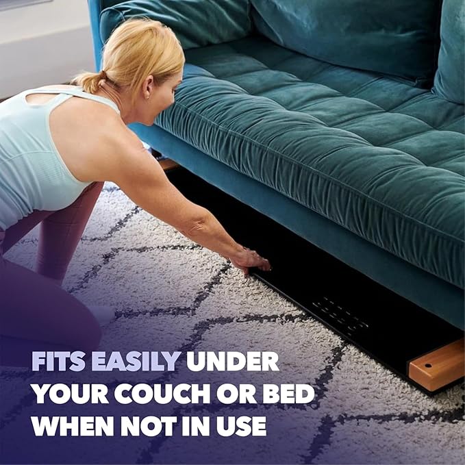Adjustable Slide Board (5ft or 6ft) – Low-Impact Lateral Training Board for Speed, Strength & Cardio | Home Gym, Hockey, Golf, Ski & Athletic Conditioning