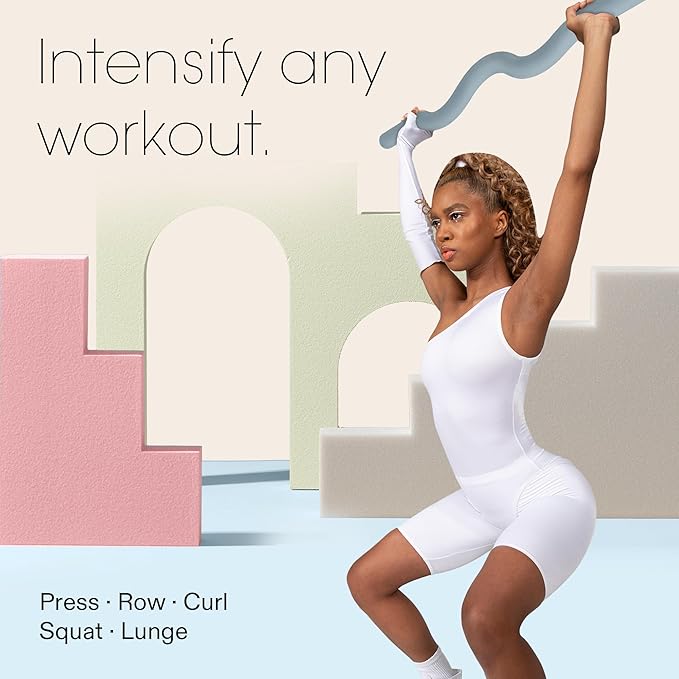 Bala EZ Curl Bar for Working Out, Beam - Ergonomic Weight Bar for Press, Curl, Row, Squat, Lunge & Full Body Exercise - Curling Bar Strength Training Home Gym Accessory