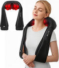 Neck Massager for Pain Relief Deep Tissue with Heat - Shiatsu Back and Shoulder Massage, Gifts for Women/Men/Dad/Mom/Her/Him/Valentine’s Day/Mothers Day/Fathers Gifts, Plug-in Use for Home Office Car