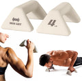 Push Up Handles with Ergonomic Handles and 4lb weight-Non-slip Parallettes Bars for Home Fitness Training, Push Up Stands Handle Perfect for Floor Workout Exercise