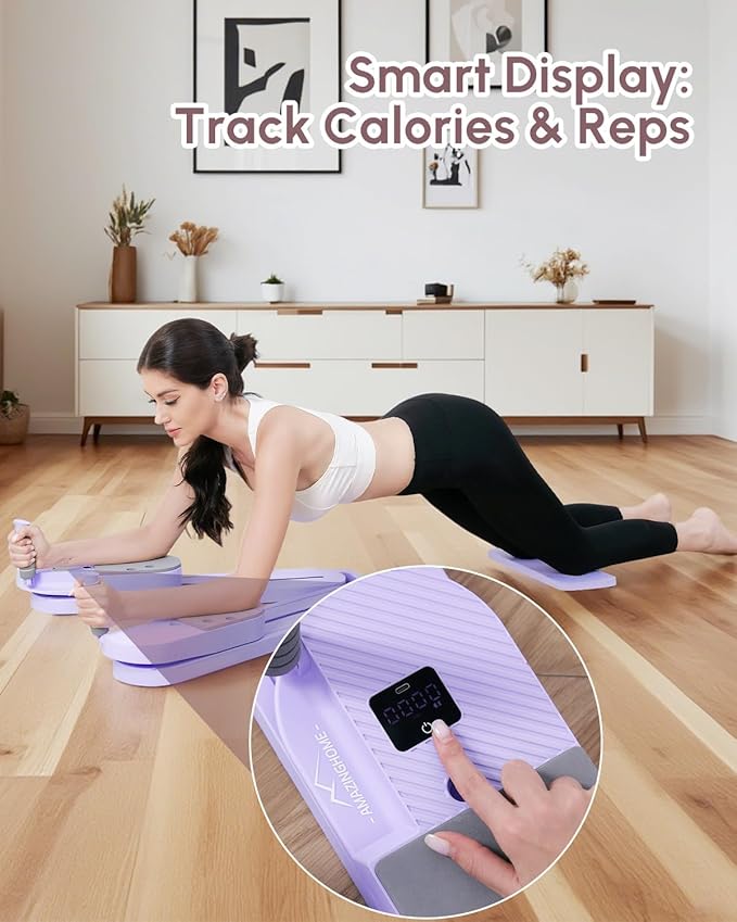 Pilates Board - Multi-Functional Pilates Reformer for Core & Abdominal Training, Top-Tier Pilates Equipment for Women’s Home Fitness