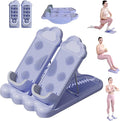 Slant Board, 3 in 1 Calf Stretch Board with Foot Massager & Resistance Bands, 12-Level Adjustable Incline Calf Stretcher for Relieving Calf Ankle Achilles Pain, Balance Exercise Trainer