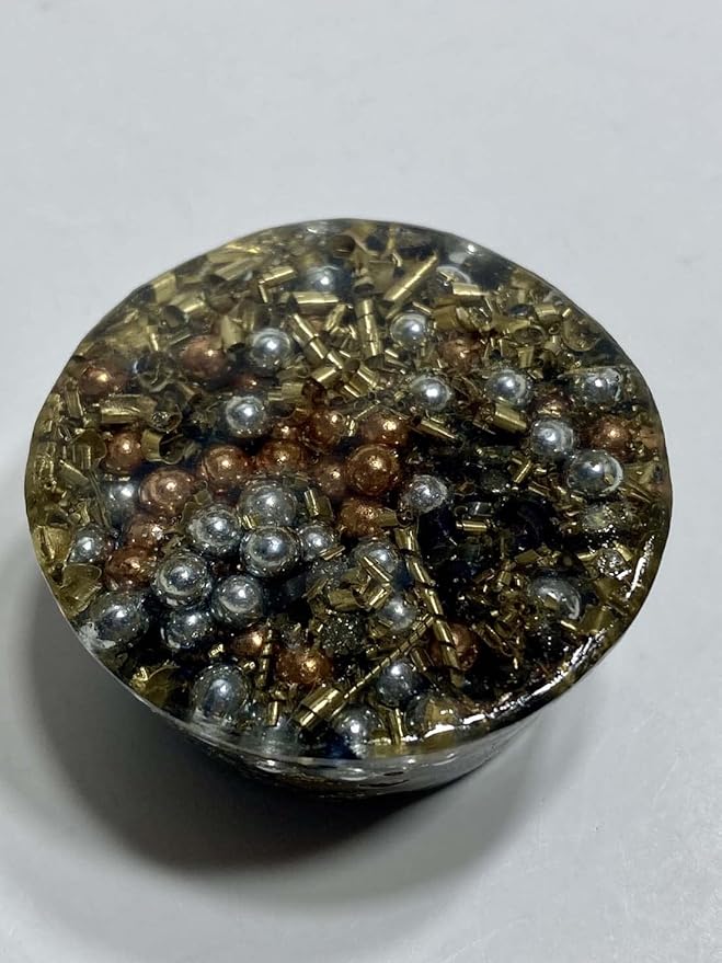 Rise Perspective Aventurine Green Orgone Generator Energy Accumulator 528Hz/7.83Hz/Advance Harmonics Many Beautiful Ingredients and Colors! (Aventurine Green)