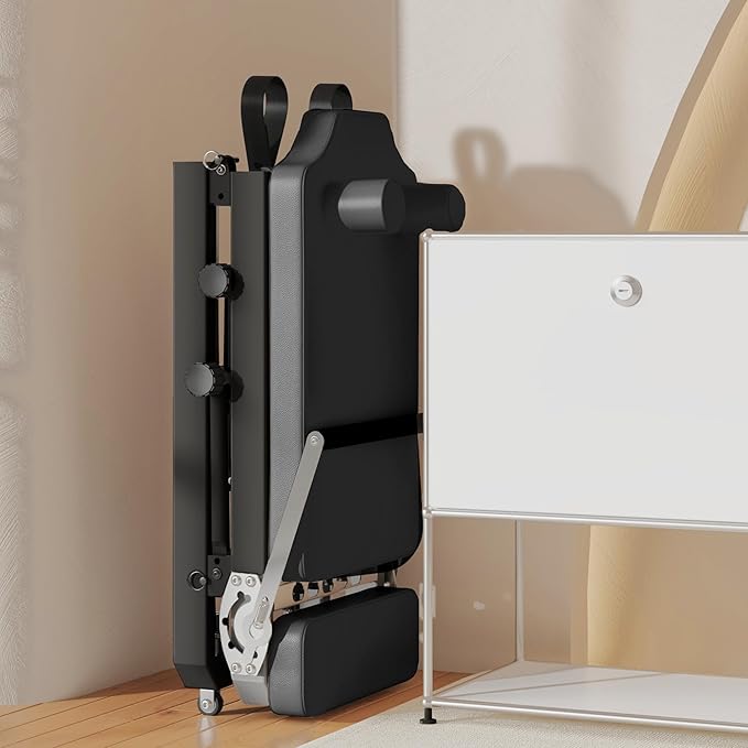 Pilates Reformer Machine for Home Use,Foldable Studio Grade Pilates Equipment, Reformer Pilates Machine with 5 Springs & 11 Resistance Levels | Suitable for Beginners& Professionals