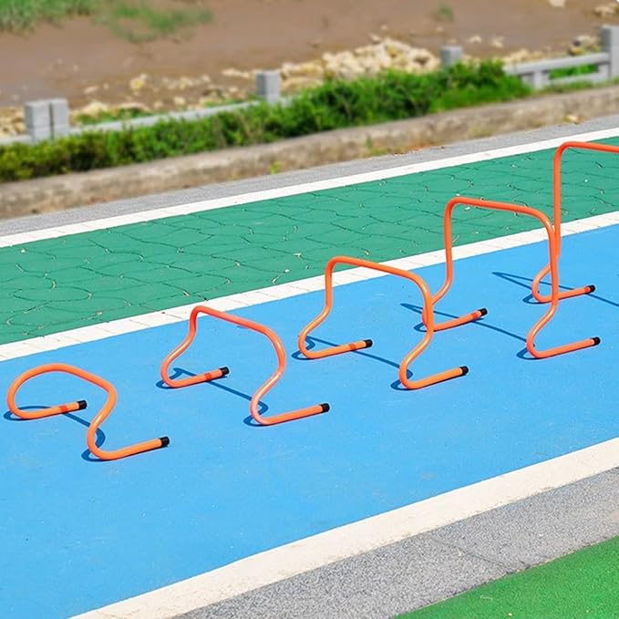 YXXSDP Outdoor Agility Hurdle Set, 6 9 12 16 20 Inch Tall Speed Training Hurdles/Track Hurdles, Track and Field Speed Training Equipment, for Practice Jumping Racing