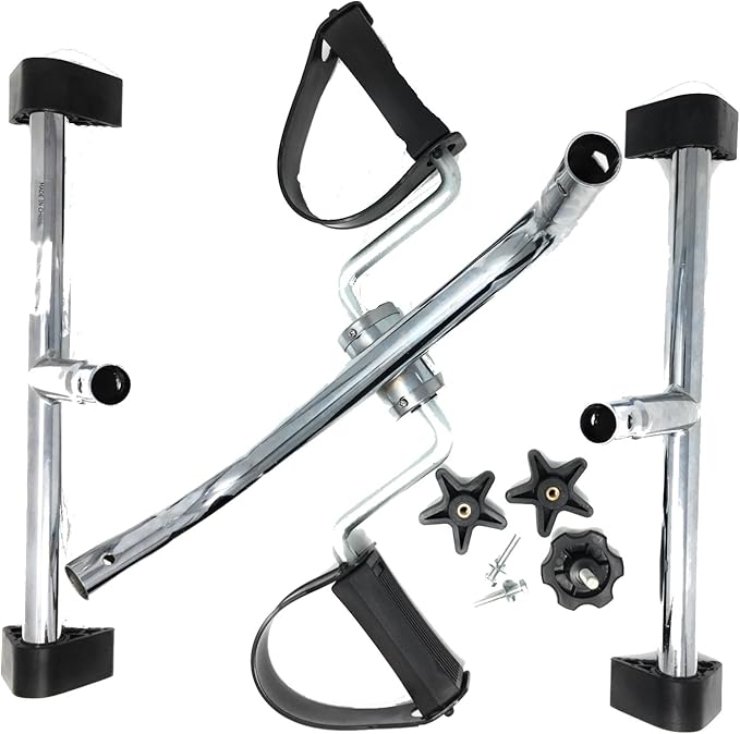 PCP Pedal Exerciser Senior Rehab Arm or Leg Conditioning, Chrome