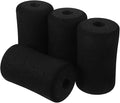4pcs Foot Foam Pads Rollers Set Foam Roller Foam Foot Pads Machine Tube Leg Foam Roller Pad Replacement Roller Pad for Leg Extension