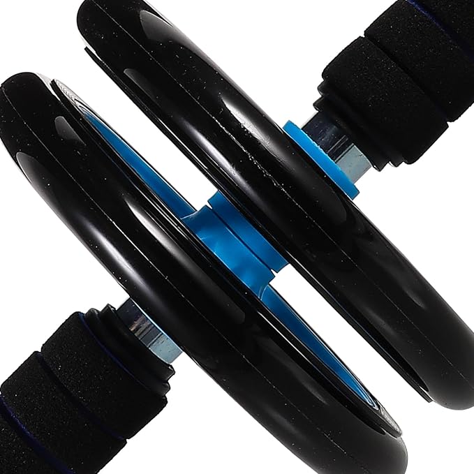 Totority Abdominal Exercise Wheel Two-wheel Ab Roller Roller Fitness Abdominal Trainer for Personal Use Core Workout and Strength Training Random Style