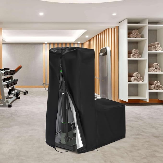 Elliptical Cover Elliptical Exercise Machine Cover for Indoor & Outdoor Home Elliptical Fitness Machine Protective Cover Waterproof & Dustproof Black
