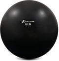 ProsourceFit Weighted Toning Exercise Balls for Pilates, Yoga, Strength Training and Physical Therapy, 2 lb to 8 lb, Color Coded