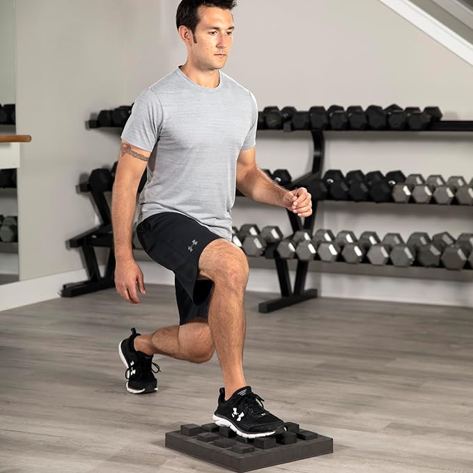 OPTP CobbleFoam Uneven-Surface Balance Trainer - Versatile Balance Board Training System Developed by a Physical Therapist for Injury, Surgery, Rehabilitation, and Sports Training