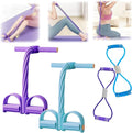 3 in 1 Resistance Bands with Handles, 8 Tube Pedal Resistance Device-Detachable and Adjustable, Fashion Puller Exercise, Multifunction Tension Rope for Strength Training