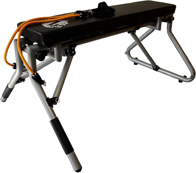 | Patented V-Shaped Equipment for All-Powerful Dips & Resistance Training | Lightweight & Effortless Assembly | Doubles as a Workout Bench|Total Body Workout at Home, Work, Gym