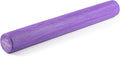 OPTP PRO-Roller Standard Density Foam Roller – Medium Density Foam Roller for Physical Therapy, Pilates, Yoga Foam Roll Exercises, and Muscle Recovery - Purple 36" x 4"