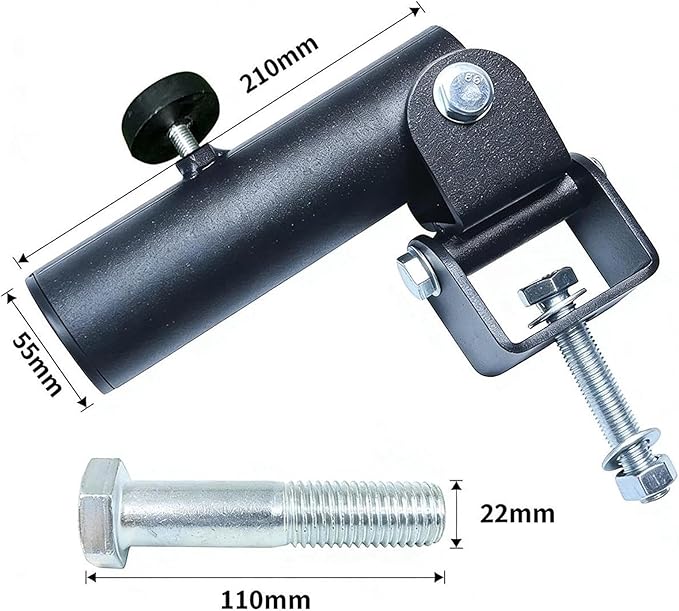 Row Post Attachment Fit 2” Bar for Fitness Strength Training
