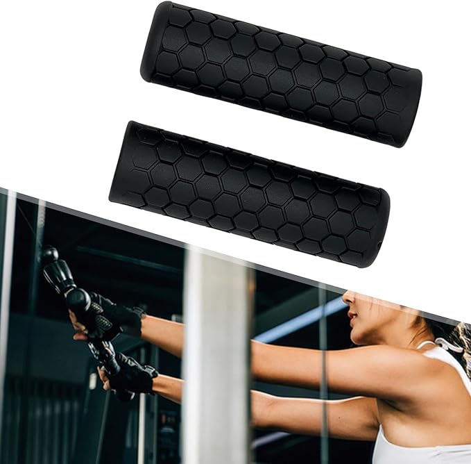 2 Pieces Resistance Bands Handle Attachments Workout Accessories Fitness Equipment Strength Training Grips Exercise Handle