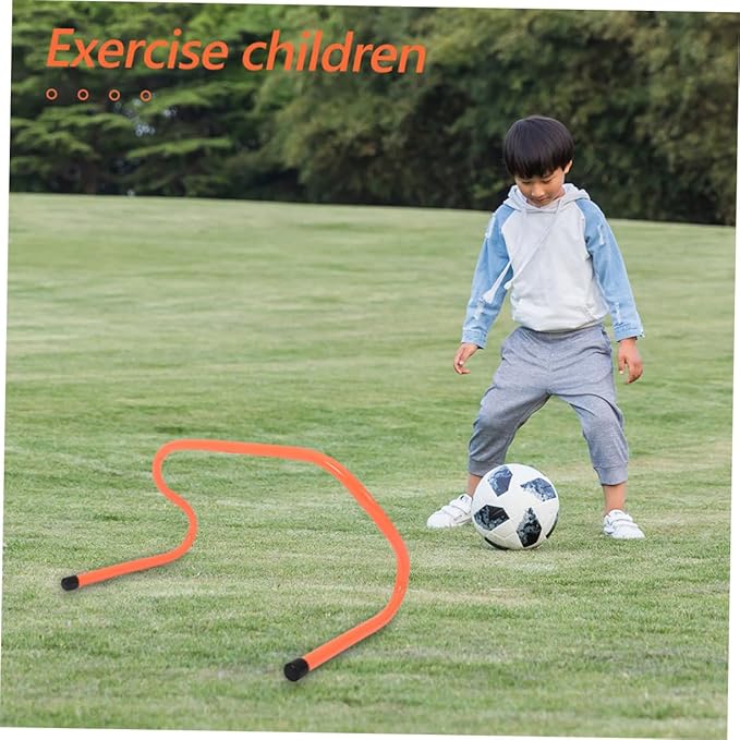Yardwe 3pcs Sports Training Hurdles Professional Plastic Agility Hurdles for Boys and Girls for Football Practice Improve Speed Flexibility Coordination and Balance