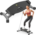 Balance Board for Full Body Workout, Wobble Board with LCD Monitor & Resistance Bands, 300 lbs Capacity Portable Rocker Board for Home Gym, Cardio, Core & Leg Training