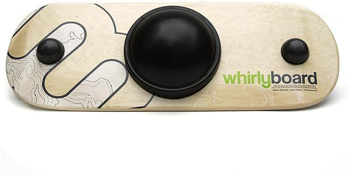 Whirly Board Wide 360˚ | Standing Desk Balance Board | Wobble Board Portable Home Gym | Snowboard Training | Surf trainer | Balance Board for Kids & Adults | Core Balance Trainer