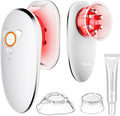 Body Sculpting Machine with Red Light Therapy for Face & Body, Cupping Therapy, Electric Cellulite Massage Tool with 2 Cups, Gift for Women, White